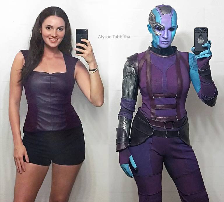 Nebula cosplay by Alyson Tabbitha