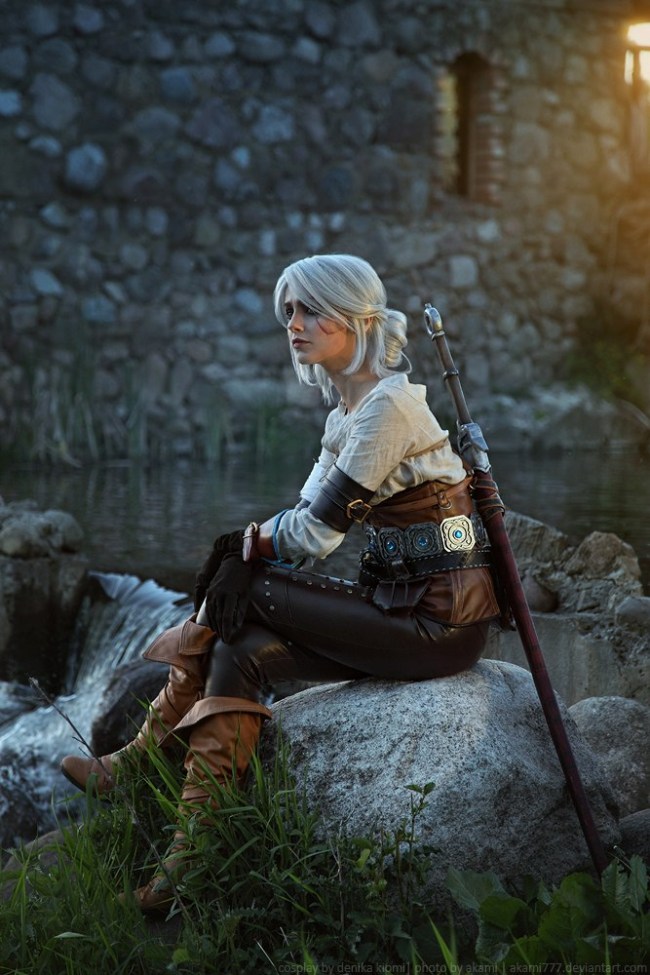 Ciri, de The Witcher 3 - cosplay por Alyona Chvidkaia