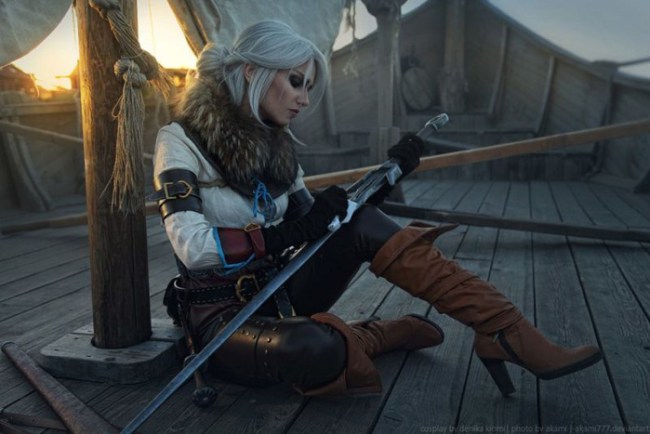 Ciri, de The Witcher 3 - cosplay por Alyona Chvidkaia