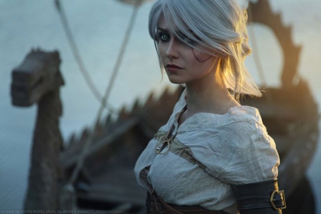 Ciri, de The Witcher 3 - cosplay por Alyona Chvidkaia