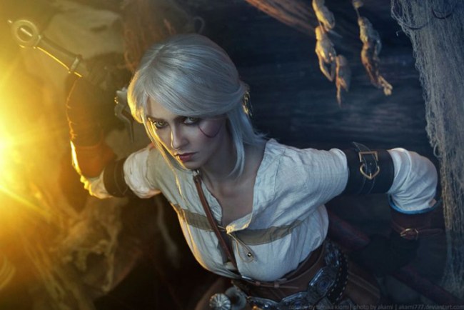 Ciri, de The Witcher 3 - cosplay por Alyona Chvidkaia