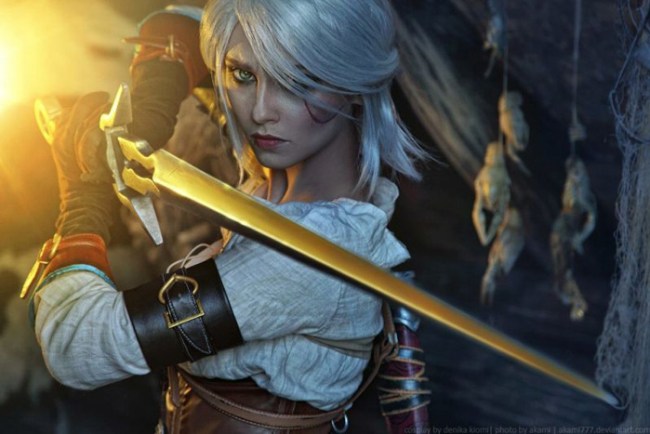 Ciri, de The Witcher 3 - cosplay por Alyona Chvidkaia