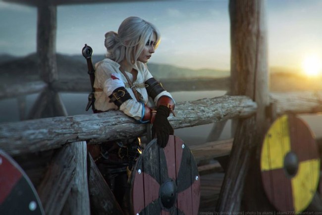 Ciri, de The Witcher 3 - cosplay por Alyona Chvidkaia