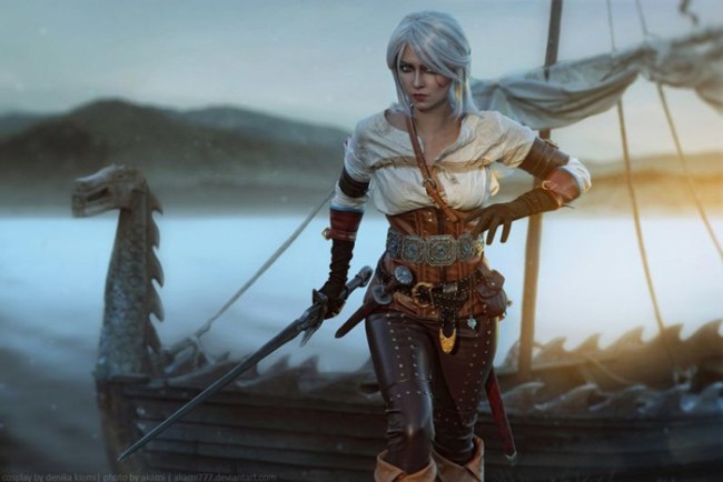 Ciri, de The Witcher 3 - cosplay por Alyona Chvidkaia