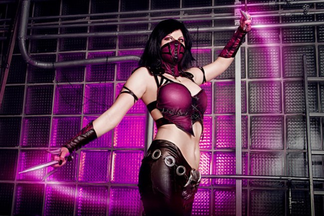 Mileena cosplay por Zyunka Mukhina