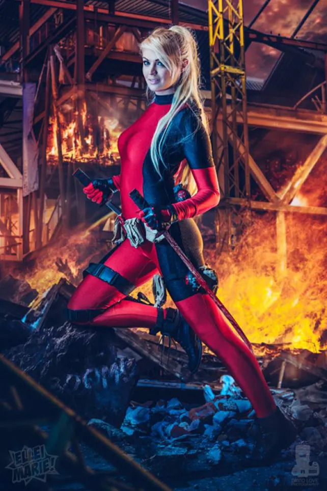 Lady Deadpool cosplay por Danielle DeNicola