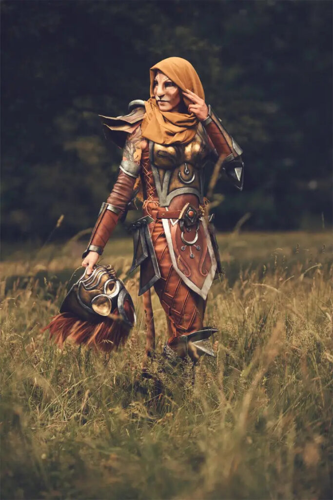 Khajiit cosplay por Lightning Cosplay