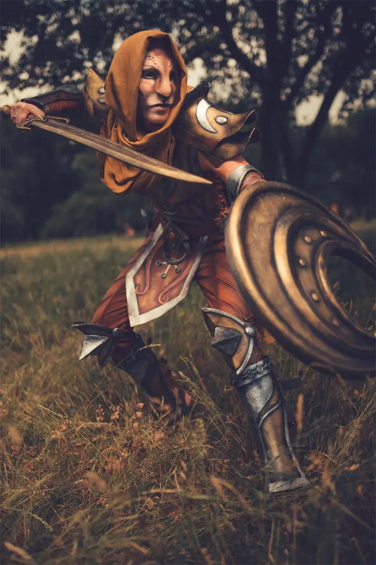 Khajiit cosplay por Lightning Cosplay