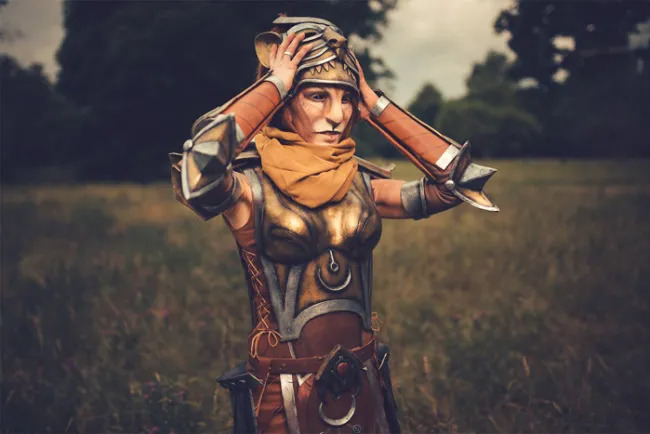 Khajiit cosplay por Lightning Cosplay