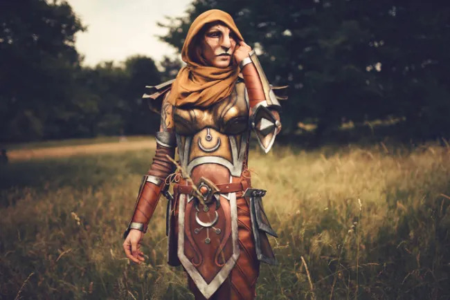 Khajiit cosplay por Lightning Cosplay