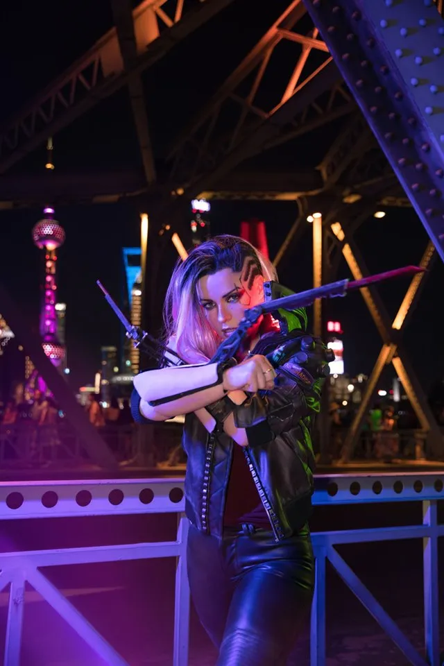 Cyberpunk 2077 cosplay por Irina Meier