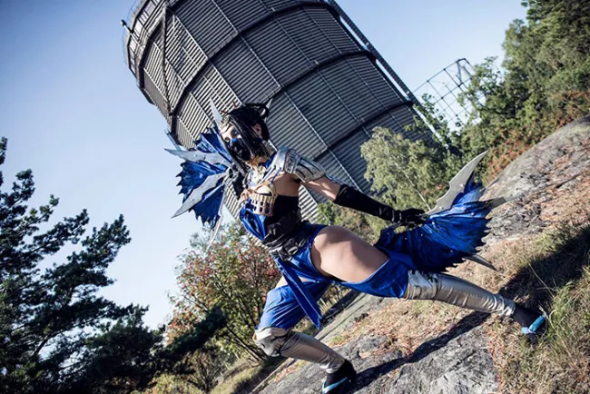 Kitana cosplay por Yuurih