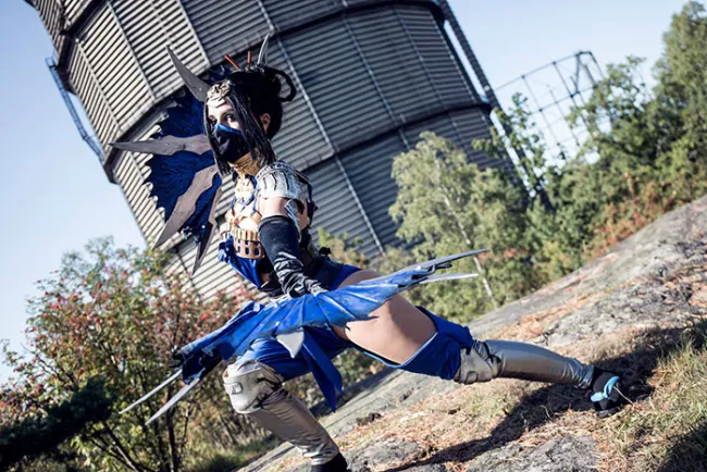 Kitana cosplay por Yuurih