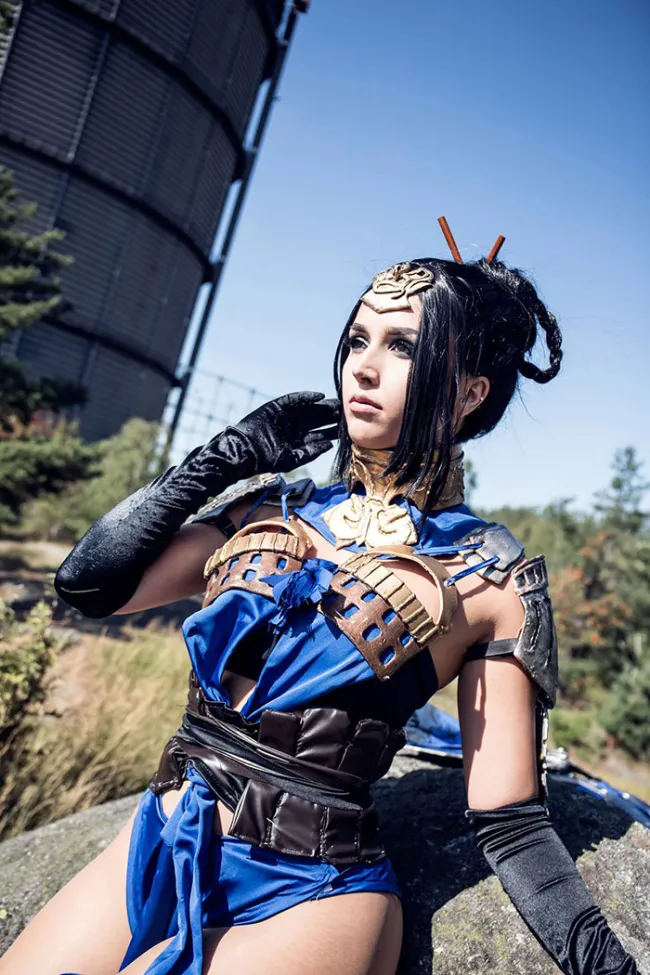 Kitana cosplay por Yuurih