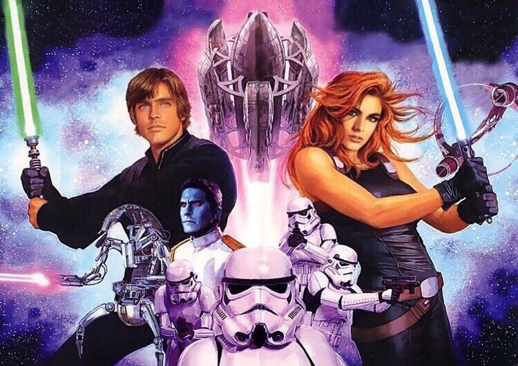 Luke Skywalker e Mara Jade