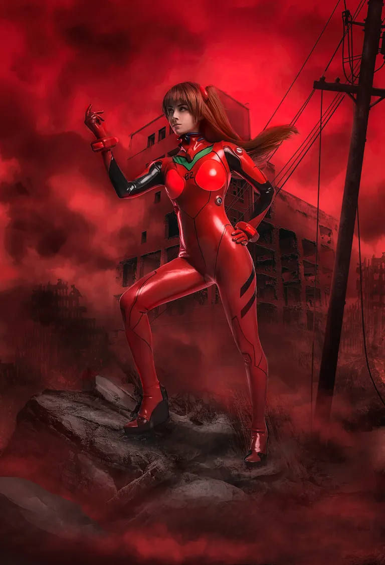 Asuka cosplay por Helly Valentine