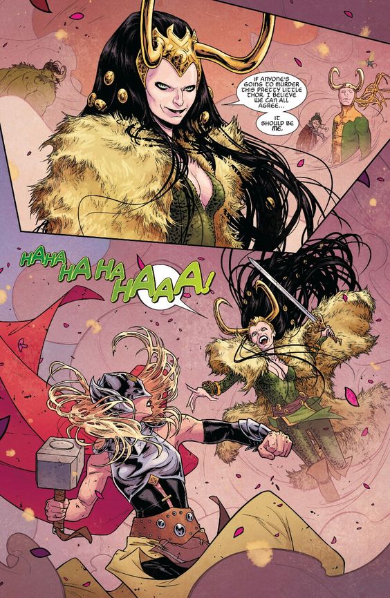 Thor Jane Foster vs Lady Loki