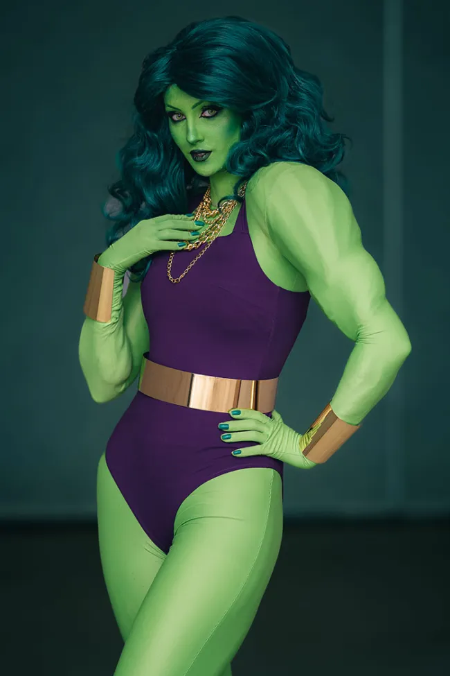 Mulher Hulk Cosplay