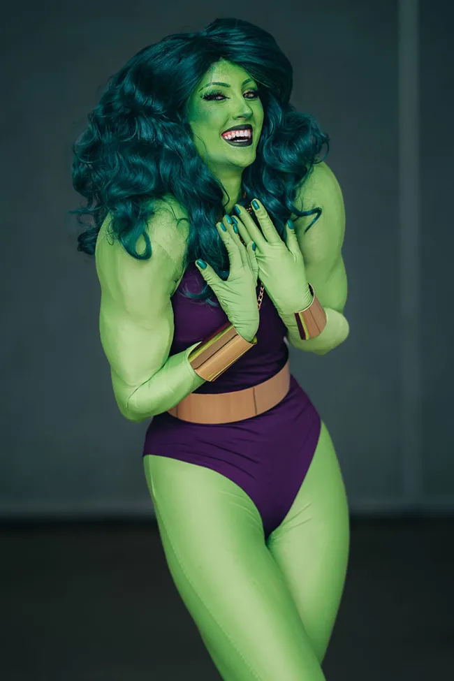 Mulher Hulk Cosplay