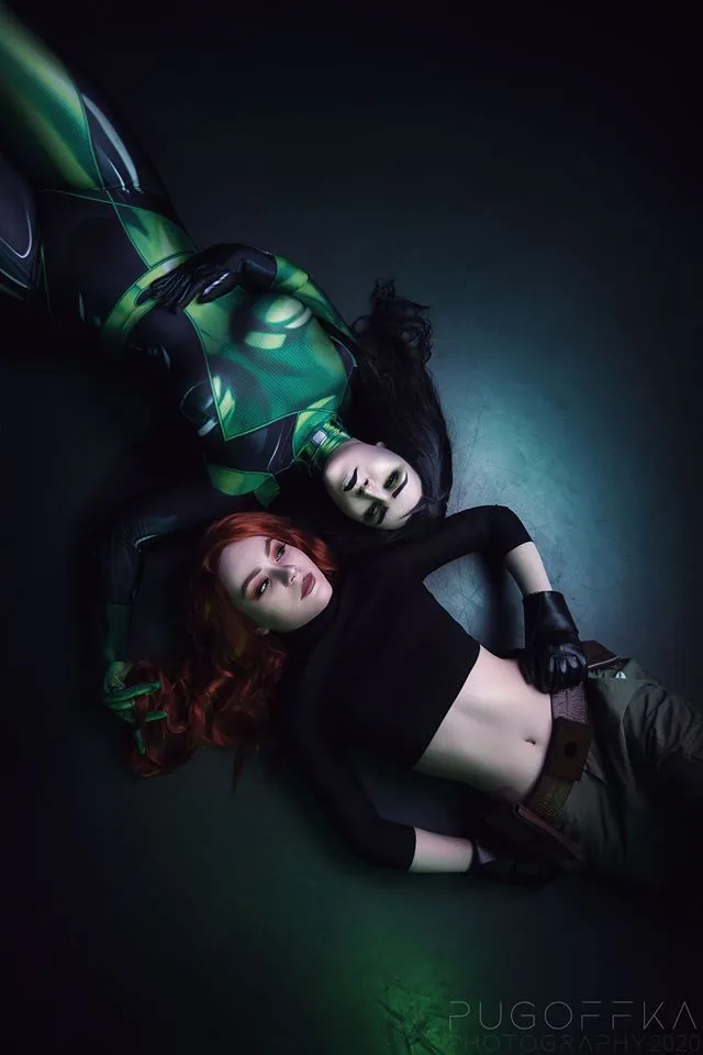 Kim Possible e Shego cosplay