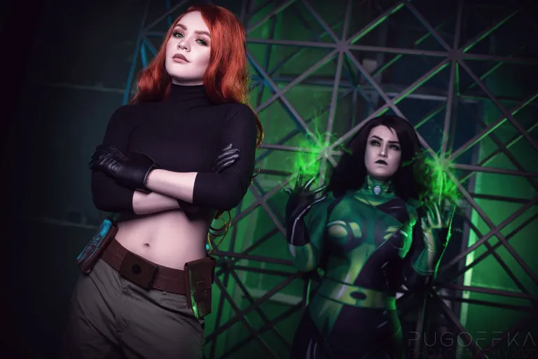 Kim Possible e Shego cosplay