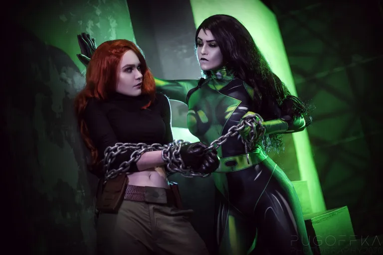 Kim Possible e Shego cosplay