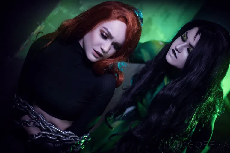 Kim Possible e Shego cosplay