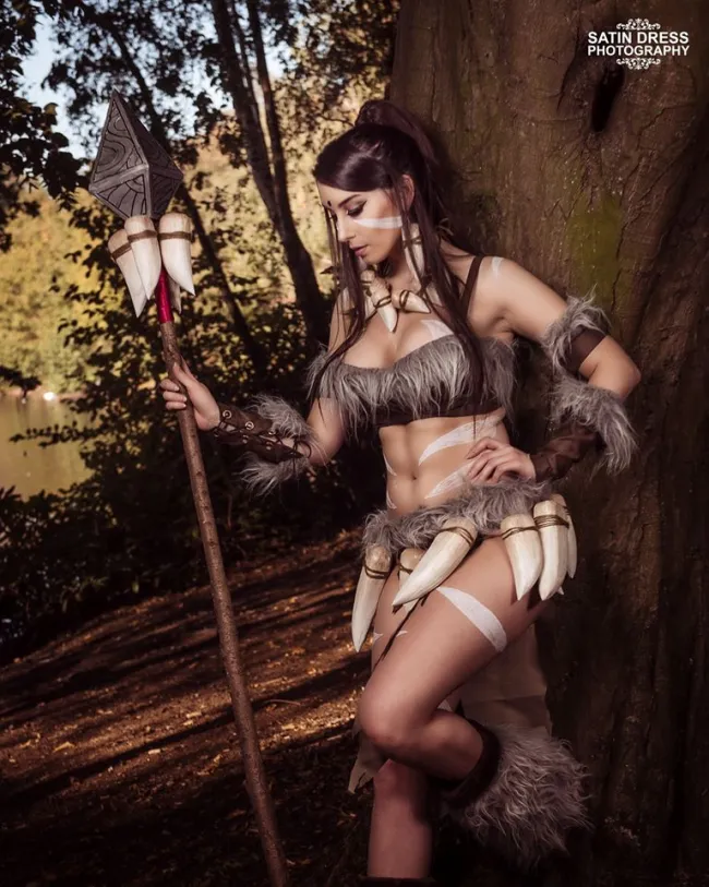 Nidalee cosplay por Giulietta Zawadzki