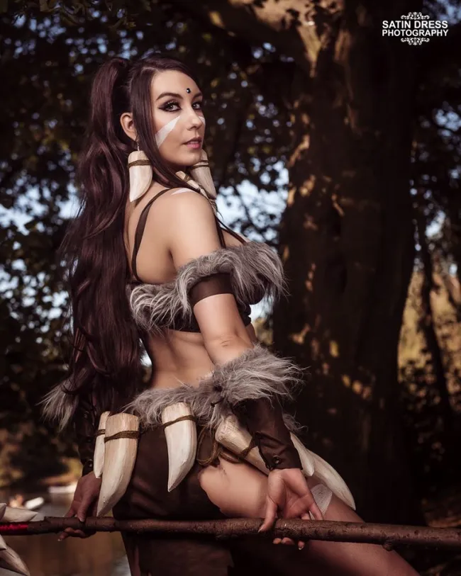 Nidalee cosplay por Giulietta Zawadzki