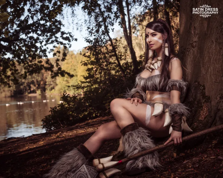 Nidalee cosplay por Giulietta Zawadzki