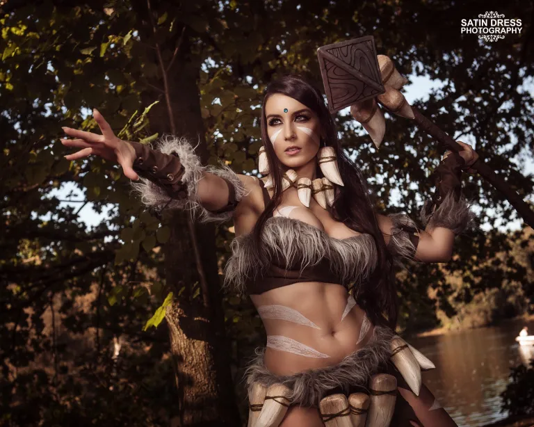 Nidalee cosplay por Giulietta Zawadzki