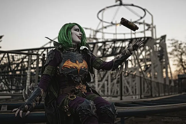 Batman Coringa cosplay