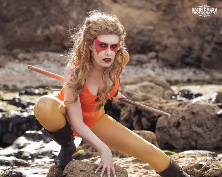 Cheetara Thundercats cosplay por Strange Porcelain