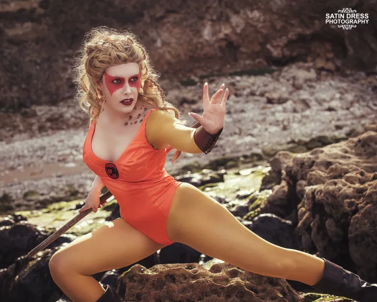 Cheetara Thundercats cosplay por Strange Porcelain