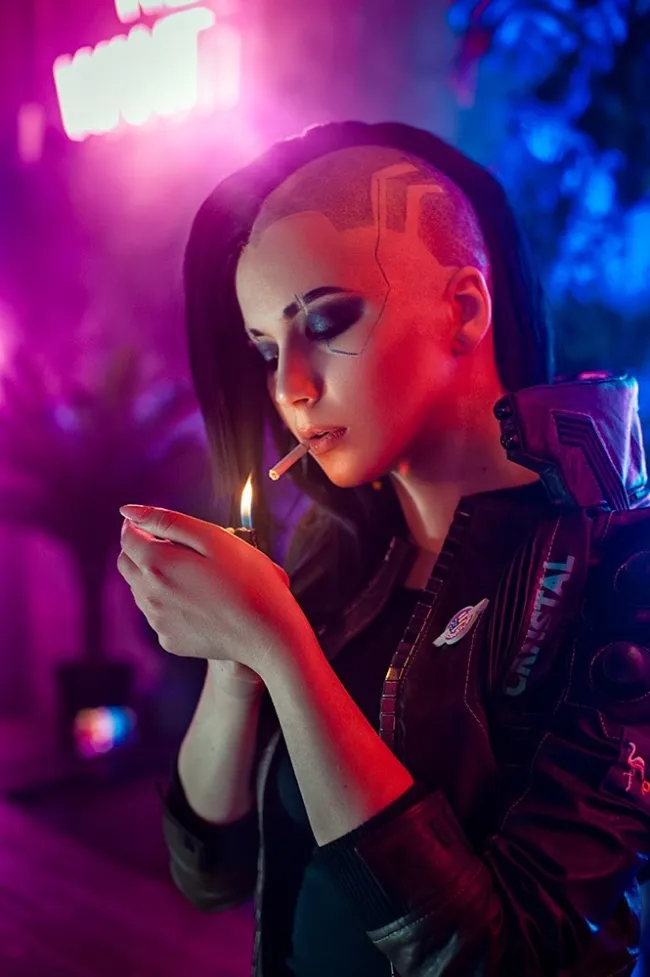 Cyberpunk 2077 V cosplay por Oichi