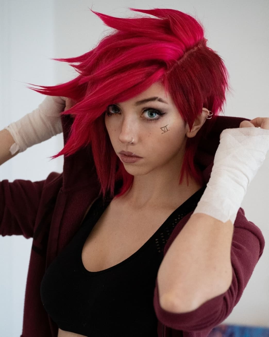 Vi from League of Legends Arcane cosplay by Little Jem