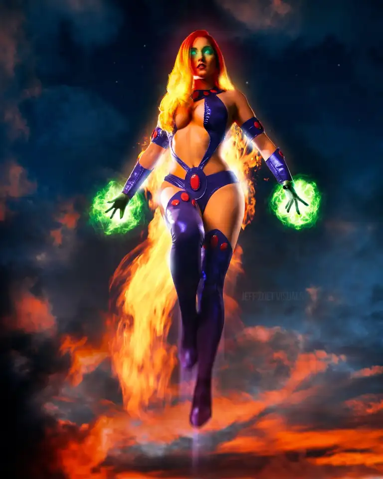 Starfire cosplay by Margaret Jean