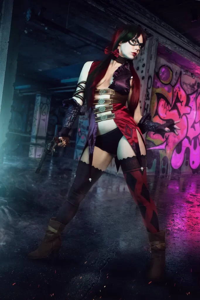 Harley Quinn Injustice - cosplay por Florencia Sofen