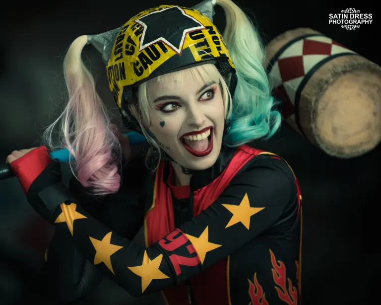 Harley Quinn Roller Derby cosplay porTyler Ann