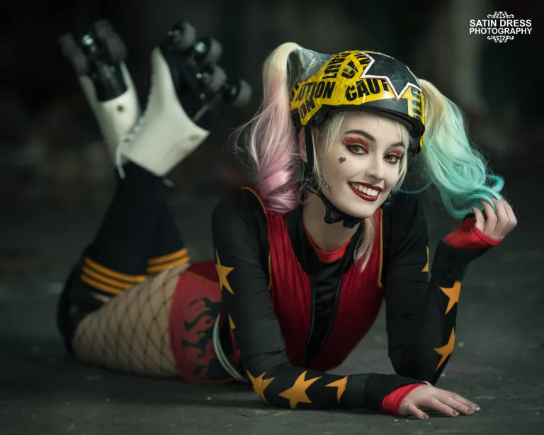 Harley Quinn Roller Derby cosplay porTyler Ann