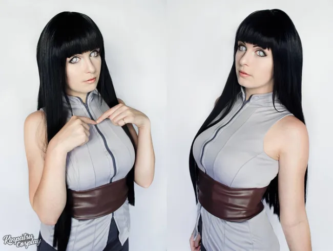 Hinata, do Naruto - cosplay por Kinpatsu