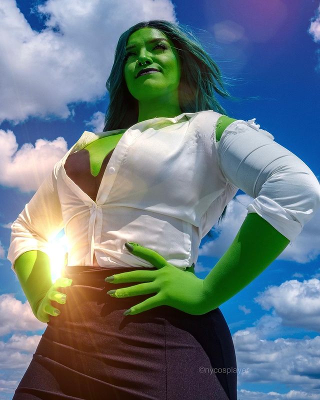 Mulher Hulk - cosplay por Jamie Bear