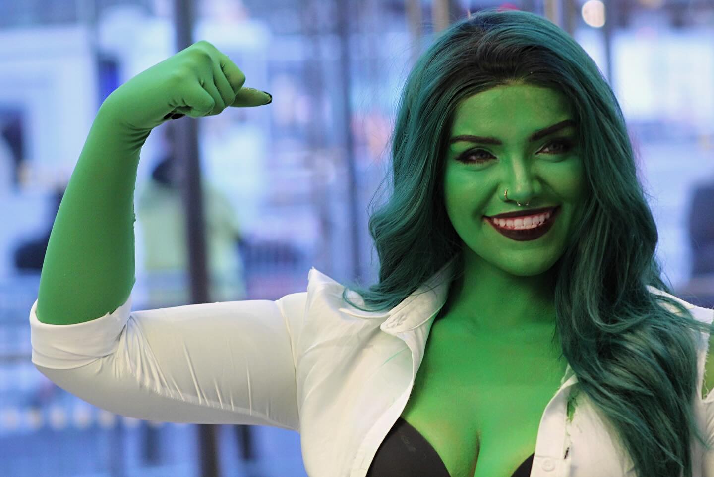 Mulher Hulk - cosplay por Jamie Bear