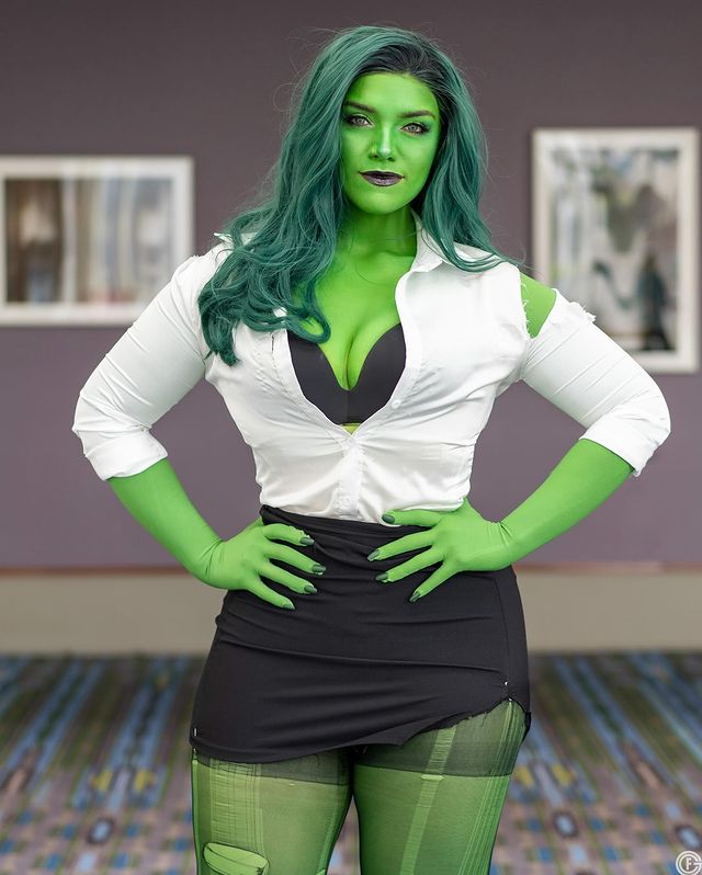 Mulher Hulk - cosplay por Jamie Bear