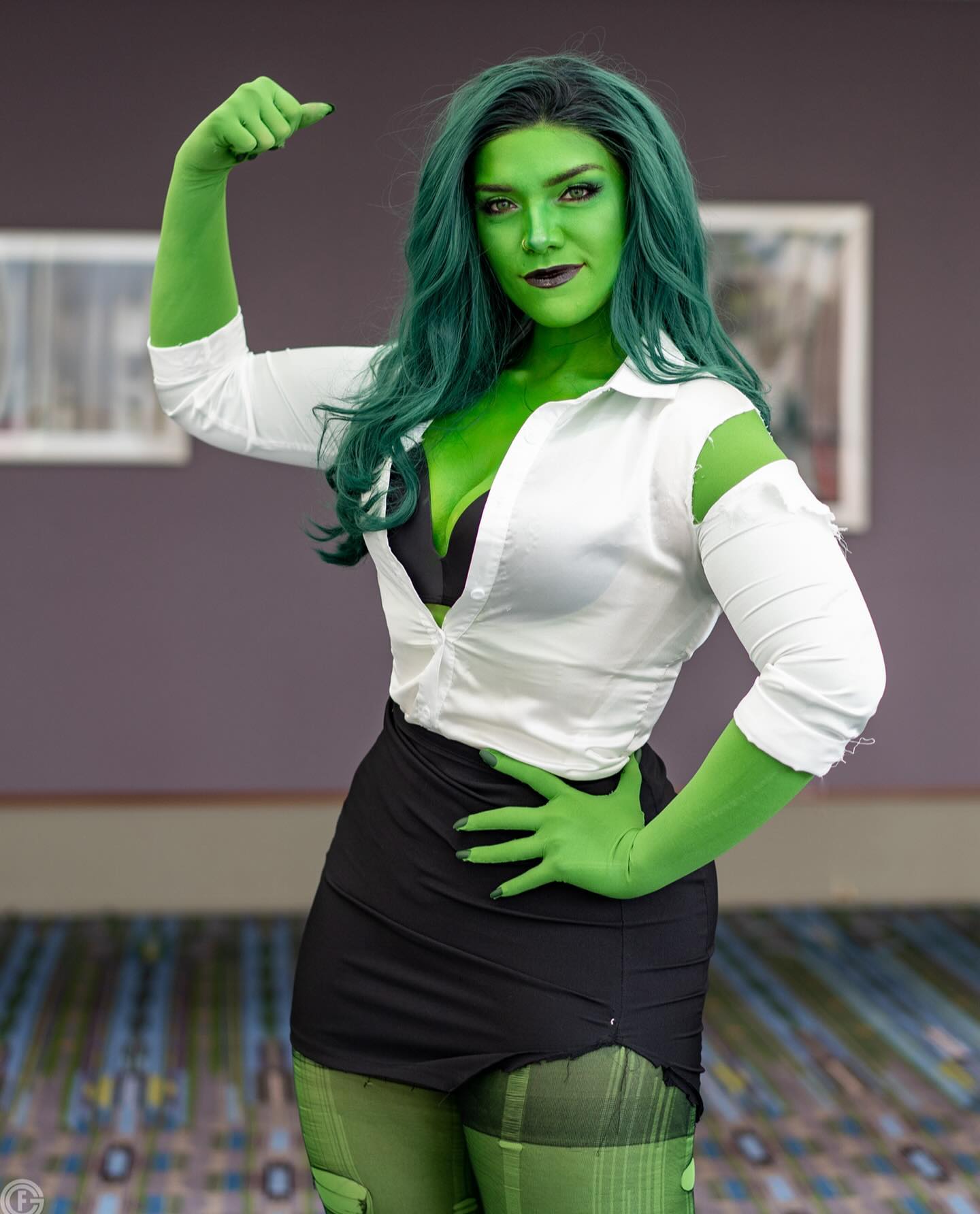 Mulher Hulk - cosplay por Jamie Bear