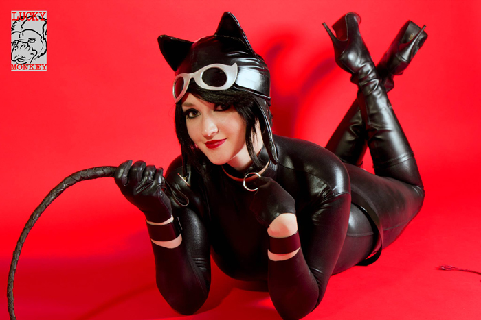 Mulher Gato cosplay por Holly Brooke