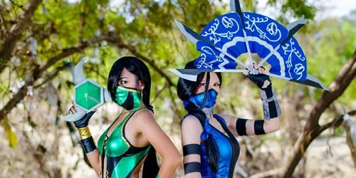 Kitana e Jade cosplay