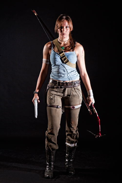 Lara Croft cosplay por Jenn Croft