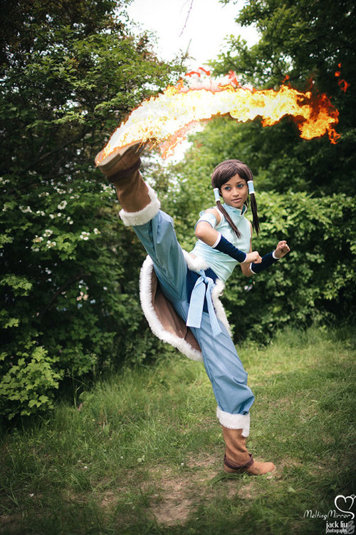 Korra cosplay por Melting Mirror