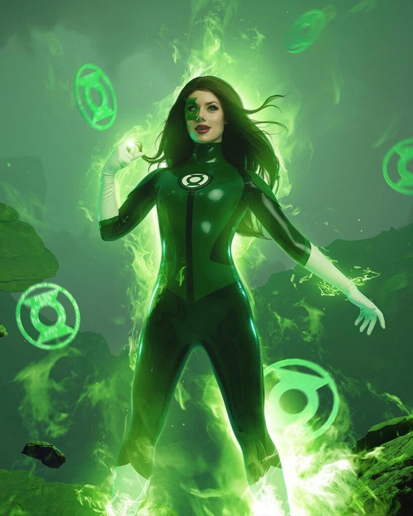 Jessica Cruz, Lanterna Verde – cosplay por Kamiko Zero